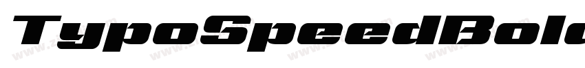 TypoSpeedBoldDemo It字体转换